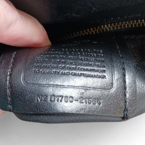 Coach Drifter Top Handle  – Reptile Embossed Leather, Crossbody Strap, Gunmetal - Picture 10 of 15